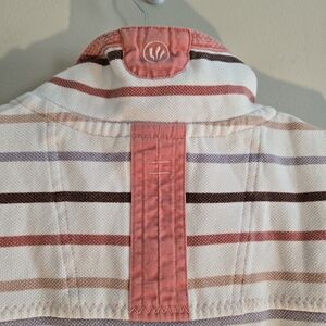 Fat Face Pink and Cream Pullover